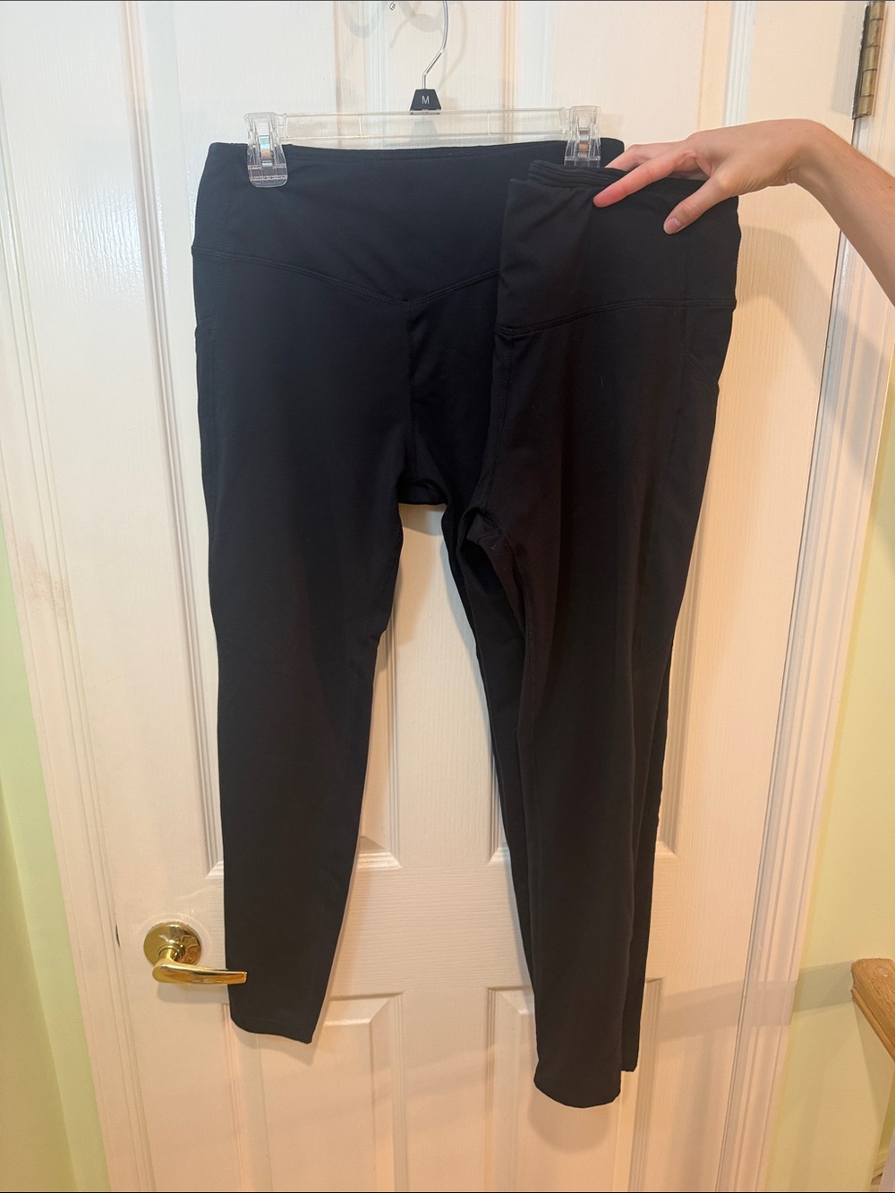 2 Pack Black High-Rise Insulated Performance Leggings for Women